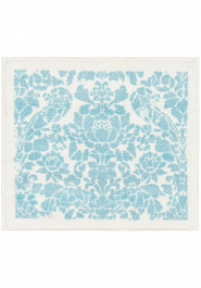 дизайн коврика для ванной Confetti Bath Bella Stencil 01 Ancient Blue
