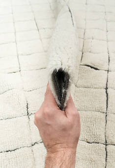 фактура ковра Lorena Canals Wool Mosaic Natural