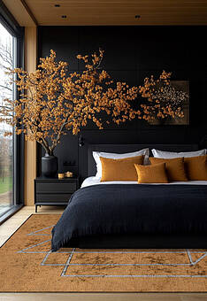 ковер безворсовый в интерьере Couture Duo SC6181