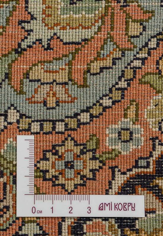 Шелковый ковер ручной работы IIST-GI9KK292Z Kashan Blue