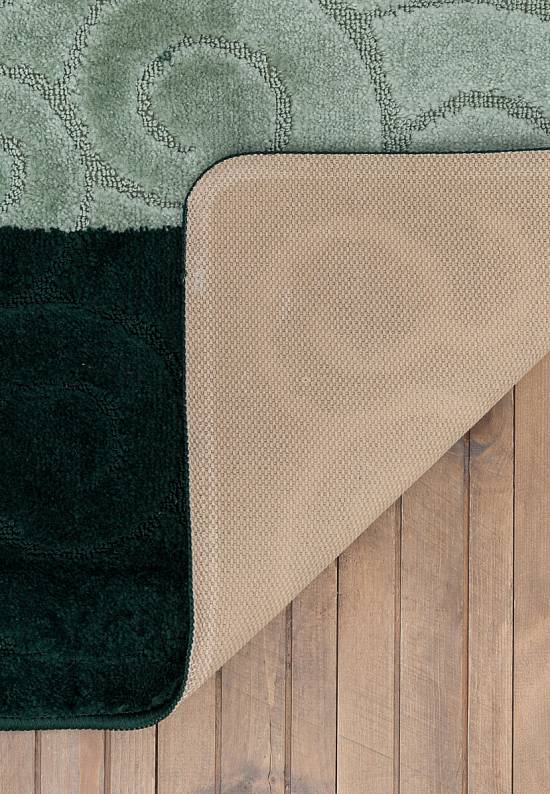 Зеленый коврик для ванной Sile 2536 Hunter Green