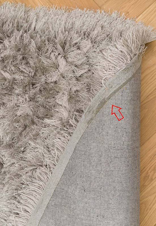 Пушистый ковер с длинным ворсом H214-grey discount4