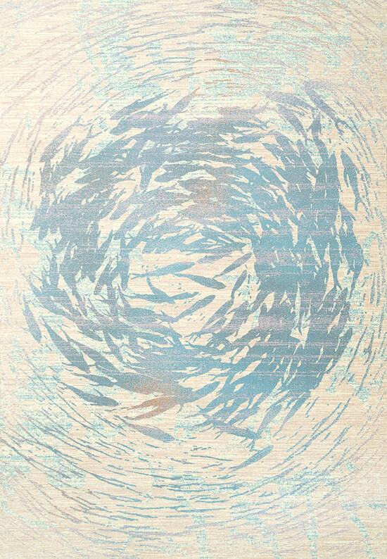 Монгольский шерстяной ковер EA5970-E11