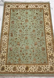 дизайн ковра Kashan gold 10/10 CH-103-Green/Ivory