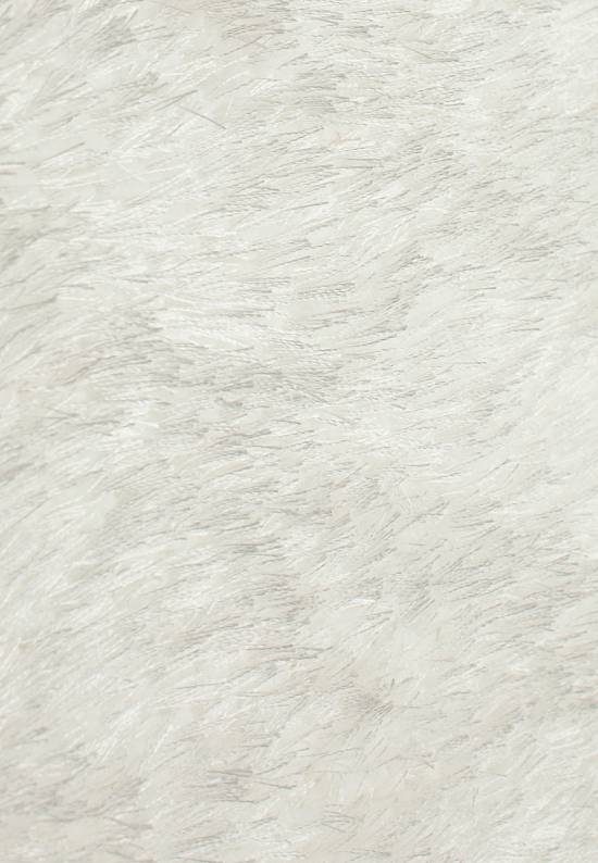Мягкий ковер с длинным ворсом white-white