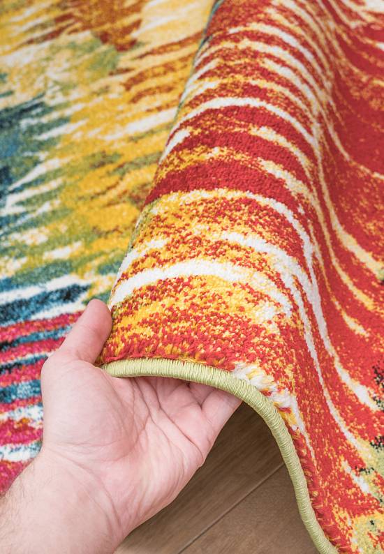 Недорогой синтетический ковер 2787-Multicolor