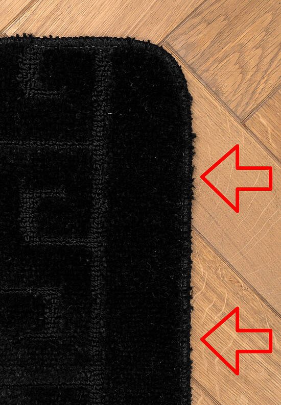 Черный комплект ковриков для ванной Ethnic 2513 Black BQ discount