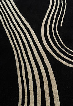 фрагмент ковра Brink And Campman Black Flow