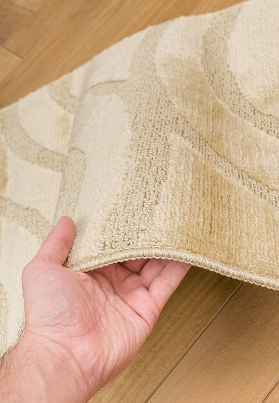Бежевый комплект ковриков для ванной и туалета Symphony 2540 Beige PS