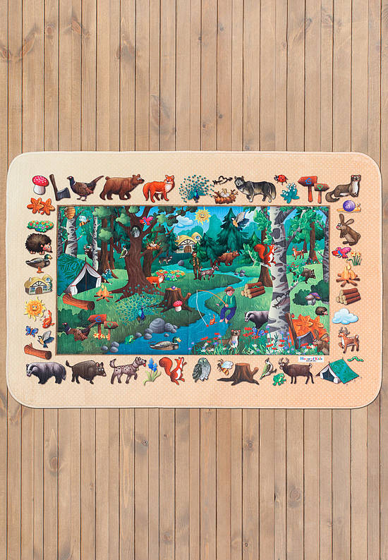 Детский мягкий игровой коврик Foret Discoverte-C