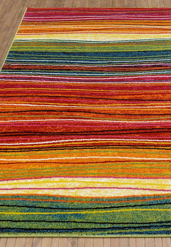 Недорогой синтетический ковер 2773-Multicolor