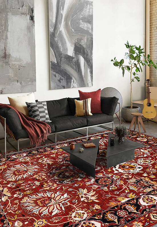 Иранский ковер из шерсти 2233M