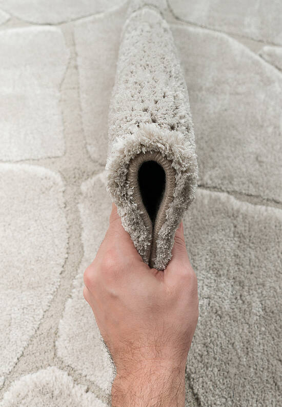 Пушистый ковер из полиэстера RN5471-R803