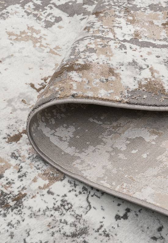 Синтетический бюджетный ковер 3319-Gray-Beige