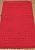 Красный коврик для ванной  Ethnic 2586 Red