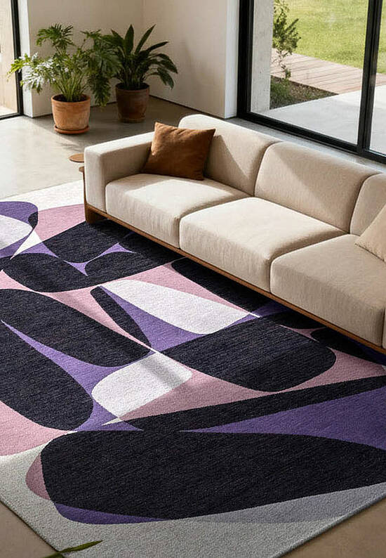 Дизайнерский ковер из шенилла LC6254-L444 outdoor