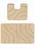 Бежевый комплект ковриков для ванной и туалета Symphony 2540 Beige PS