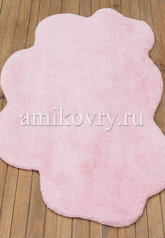 Розовый коврик для ванной из хлопка Cloud-Pink