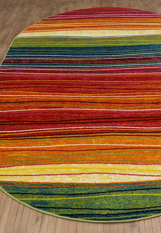 Недорогой синтетический ковер 2773-Multicolor