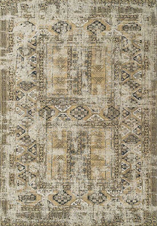 Винтажный безворсовый ковер из Бельгии LM3297-L09