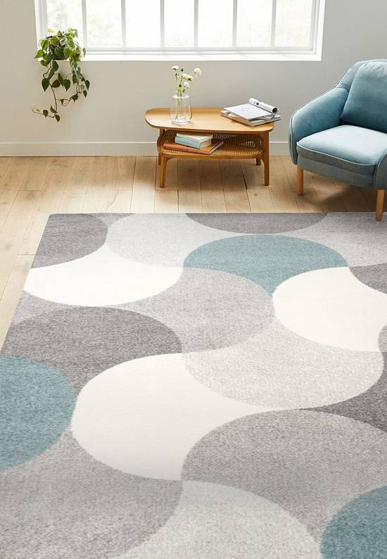 Недорогой современный ковер 2257-Light Gray