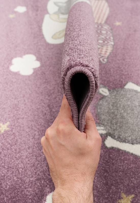 Недорогой современный ковер 2922-Light Purple
