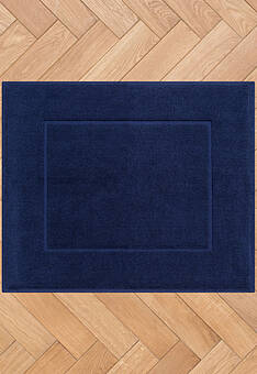 дизайн коврика для ванной Aura Ocean Blue квадрат