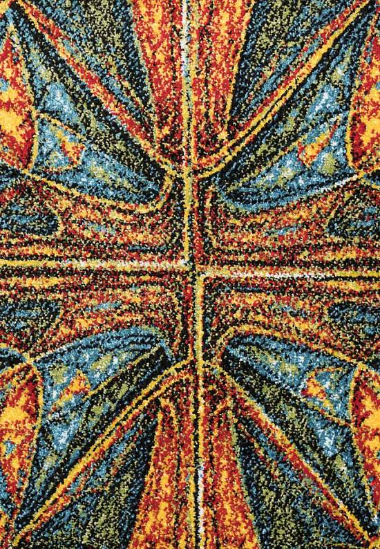 Недорогой синтетический ковер C018-Multicolor
