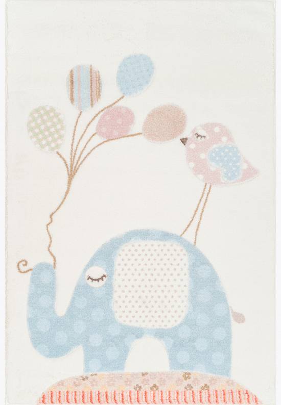 Детский ковер с ворсом Spotty Friends 02 Light Blue