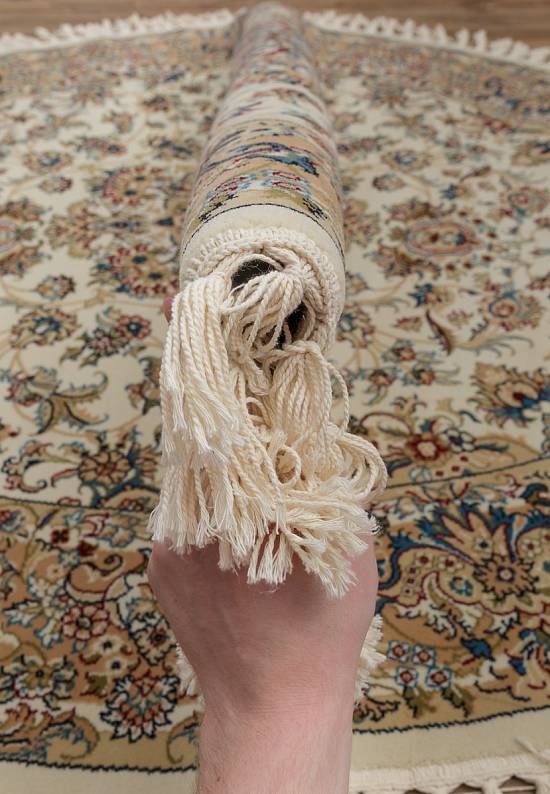 Восточный ковер из Ирана Super Tabriz 1.75392-cream-pink