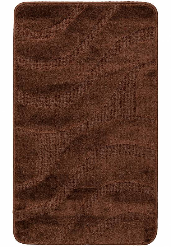 Коричневый коврик для ванной Symphony 2518 Brown