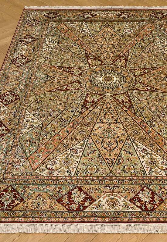 Шелковый ковер ручной работы IIST-GIJ52EECN Gumband