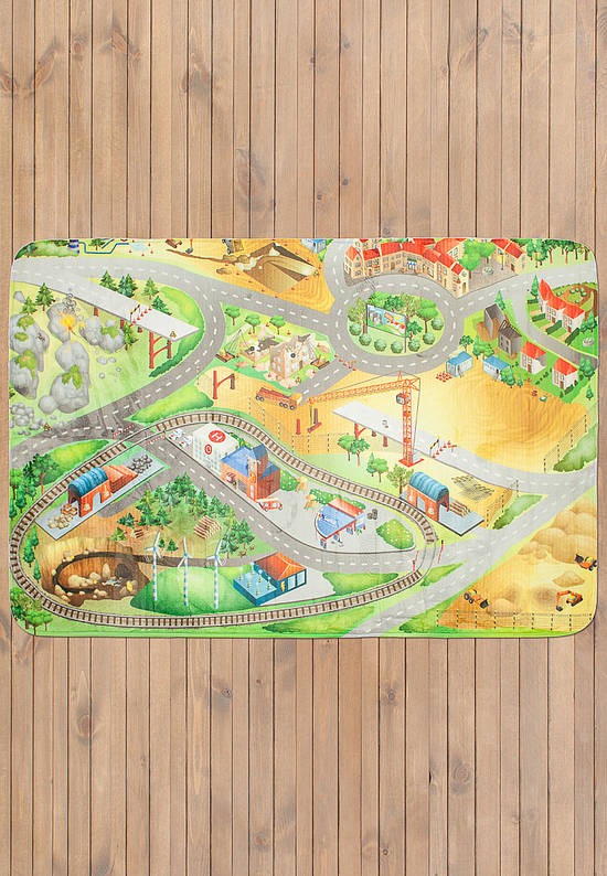 Детский мягкий игровой коврик Chantier