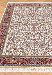 ковер в перспективе против ворса Ottoman Silk Zarineh-Cream
