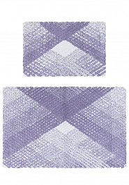 дизайн комплекта ковриков для ванной Irya Bath Wall-Purple