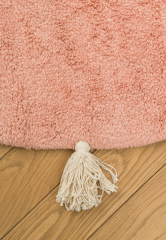 Современный хлопковый ковер Colorful Pink
