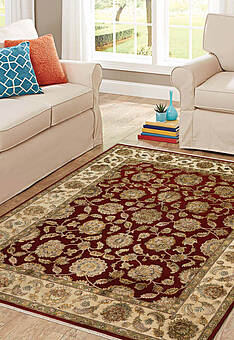 ковер в интерьере Kashan gold 10/10 SD-281-Red/Ivory