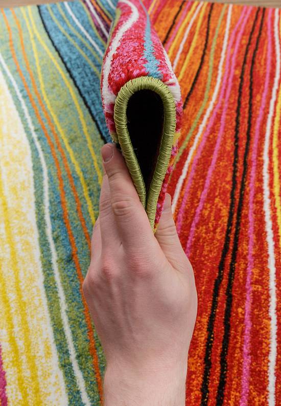 Недорогой синтетический ковер 2773-Multicolor