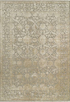 дизайн ковра Kashan gold Grey Ashwood