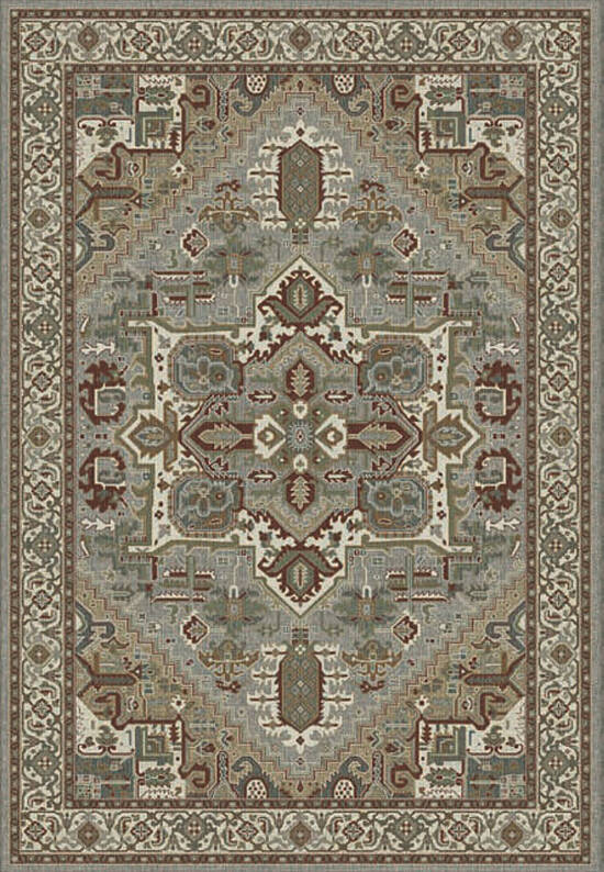 Классический тонкий ковер VA6417-V475