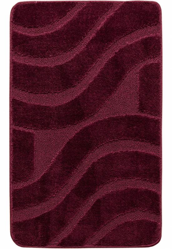 Бордово-фиолетовый коврик для ванной Symphony 2576 Aubergine