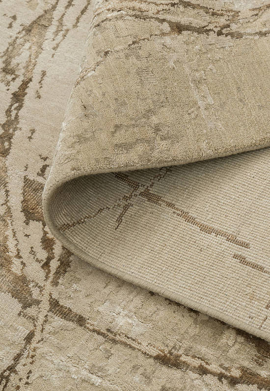 Дизайнерский ковер ручной работы Beige Brown