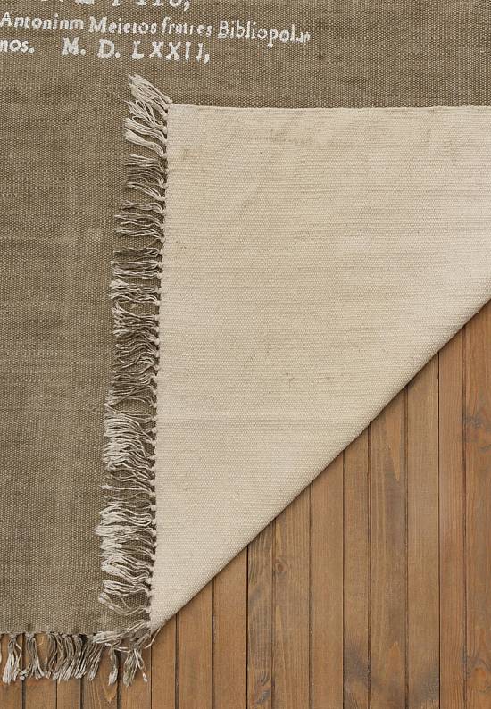 Безворсовый ковер из хлопка JHC-02 beige-white venetiis
