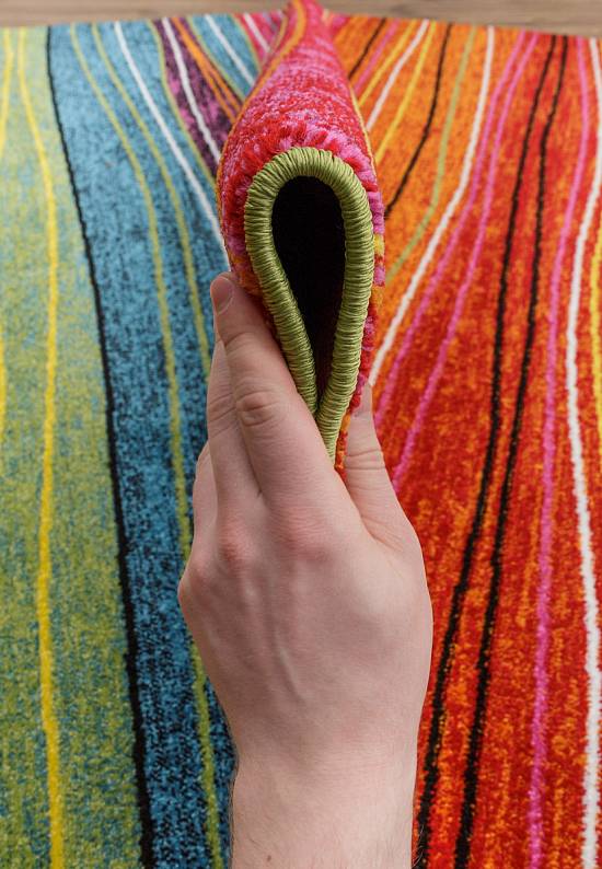 Недорогой синтетический ковер 2773-Multicolor