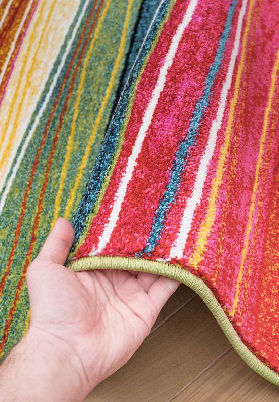Недорогой синтетический ковер 2773-Multicolor
