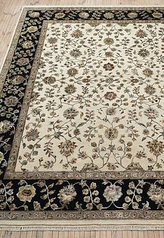 ковер в перспективе против ворса Kashan gold 10/10 SK-120-Ivory/Black