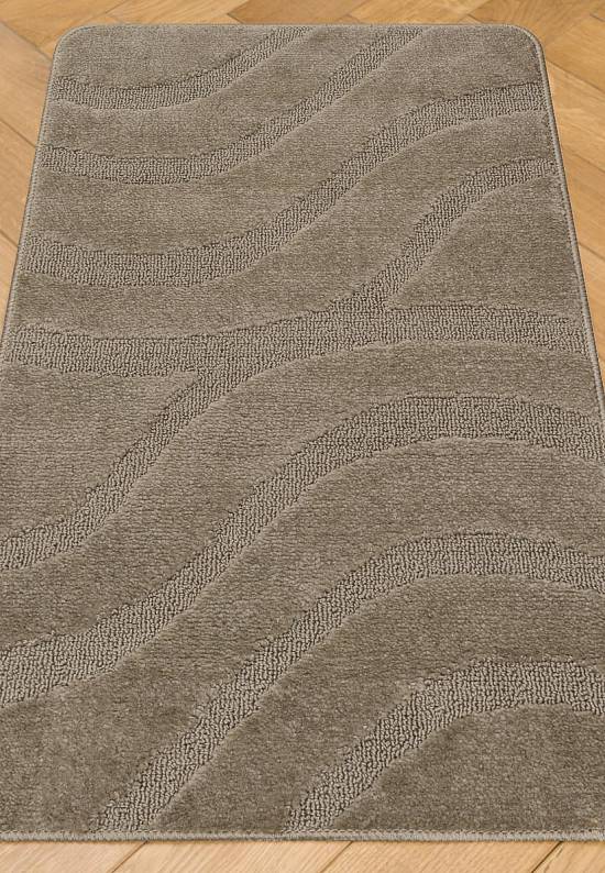 Серый коврик для ванной Symphony 2507 Fungi Grey