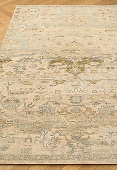 Безворсовый ковер ручной работы Eden 6/5 GS-1011-French Peach/Medium Taupe