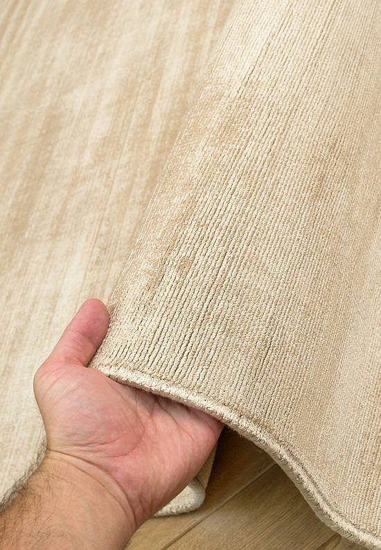 Однотонный ковер ручной работы PHPV-20-Beige/Beige