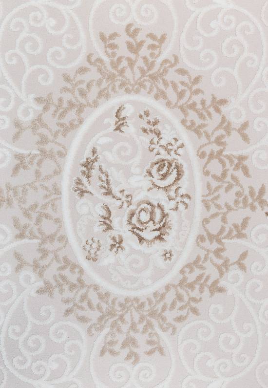 Турецкий синтетический ковер 12675-Cream-1